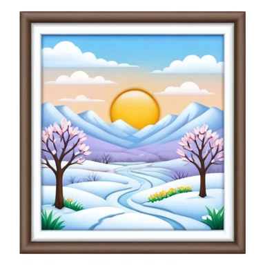 march, end of winter, start of spring sticker