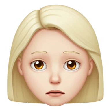 A maybe face with guilt  sticker