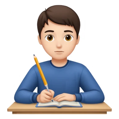 Interim student working sticker