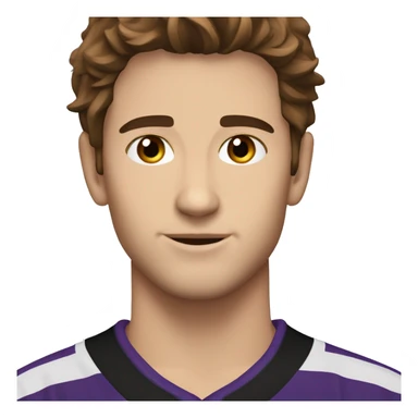 brown hair Nico hischier sticker