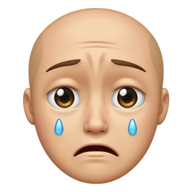 crying face emoji sticker