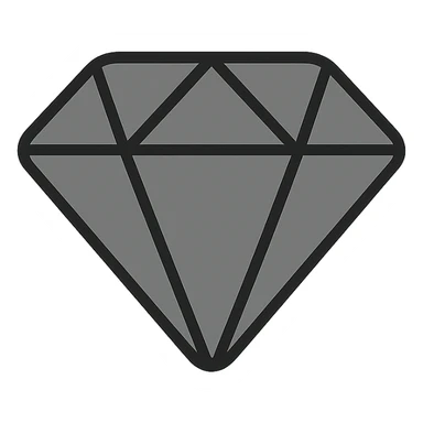 green diamond shape, minimalist style sticker
