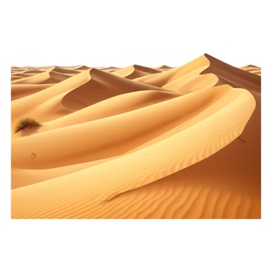 desert landscape background icon, golden sand dunes, soft sunlight, subtle wind trails, fantasy desert atmosphere, 3D cartoon style, mobile game background, clean composition, no characters, no buildings, no text, no watermark sticker