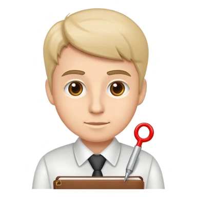 the manager reminds the student about the beginning of the lesson sticker