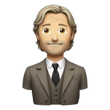Mads-Mikkelsen-from-Hannibal sticker