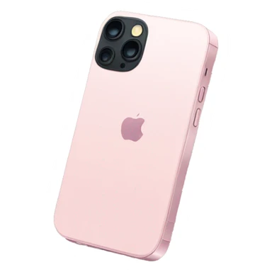 Light pink iPhone 13 sticker