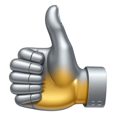 super long thumbs up emoij  sticker