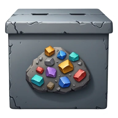 A box of rare earth ore sticker