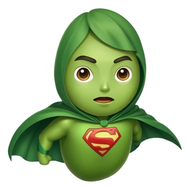 Avocado superhero sticker