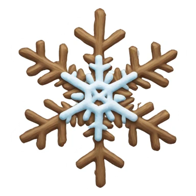 snowflake sticker