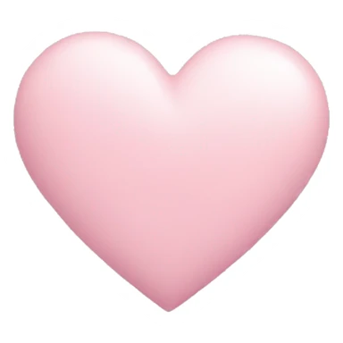 Pastel pink heart sticker