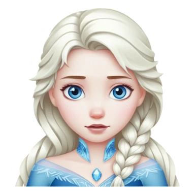 Frozen girl  sticker