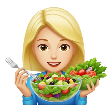 eating healthy sticker