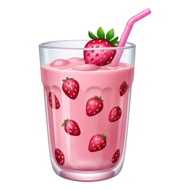 strawberry boba sticker
