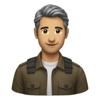 Rapaz moreno sticker