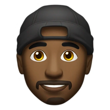 Tupac Shakur sticker