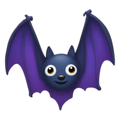 Bat puzzle autism parts colors sticker