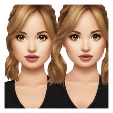 debby ryan ear tuck sticker