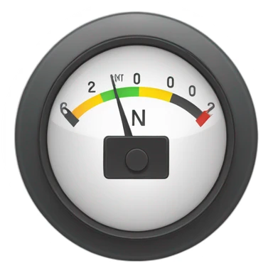 An electrical meter sticker