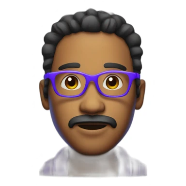 The word Julian which a neon style  sticker