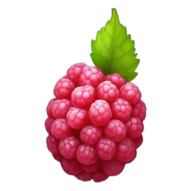 raspberry fruit sticker