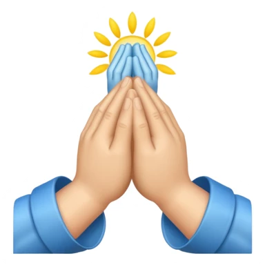 praying hands sticker