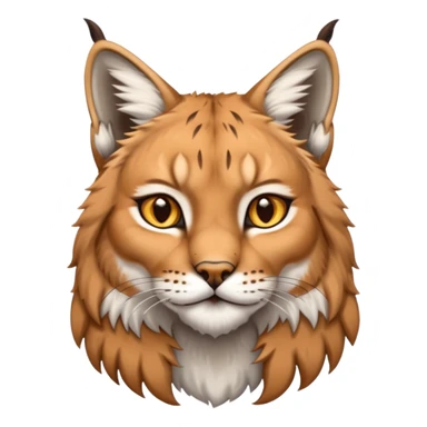 Eurasian Lynx in the snow beautiful aesthetic scenery (full body) sticker