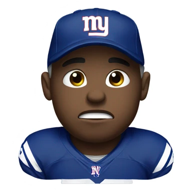  NY Giant crying  sticker