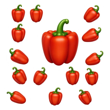 Red bell pepper  sticker