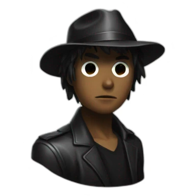 Death note noir fermé sticker