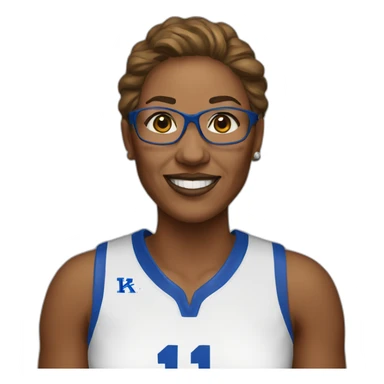 A Kentucky woman's basketball coach sticker