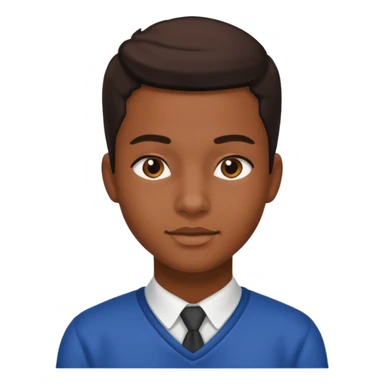 American black highschool student sticker