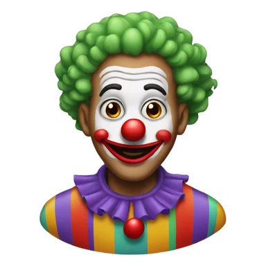 poopy clown sticker