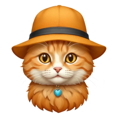 A cat ave hat sticker