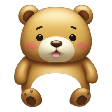 Obese rilakkuma sticker