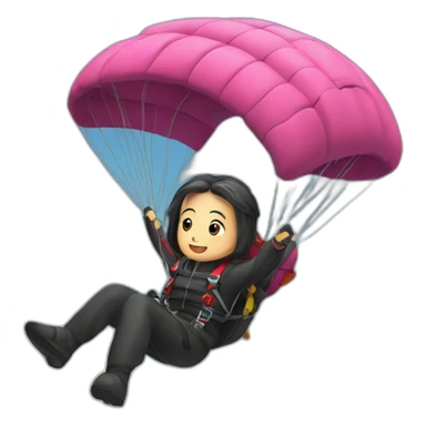Wei wuxian goes skydiving sticker