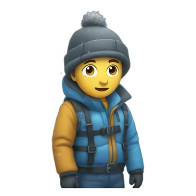 Ok text in cold sticker