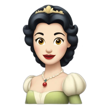 Blanche neige sticker