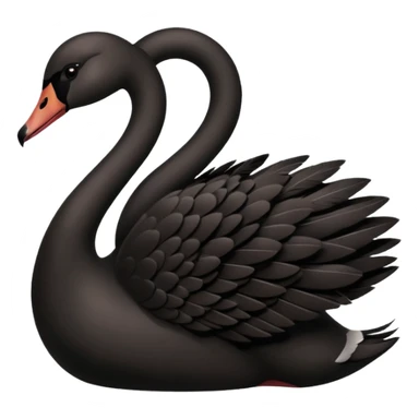 Black swan sticker