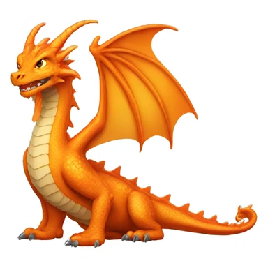 orange dragon Awakening sticker