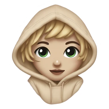 Cute aesthetic hoodie sticker