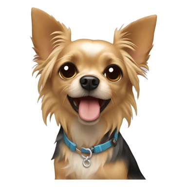 Chihuahua Yorkie mix dog sticker