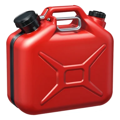 2d red gas can ios emoji black lid sticker