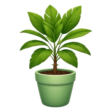 potted plant sticker