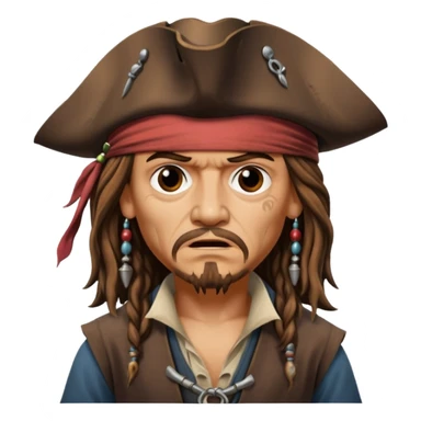 jack sparrow disgust sticker