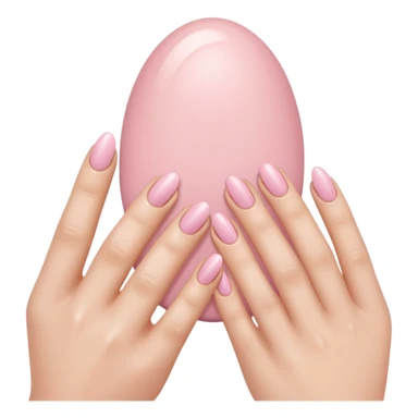 Light pink nails  sticker