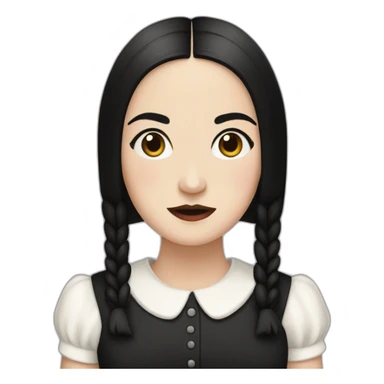 wednesday adams sticker