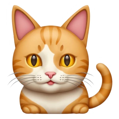 A Cat emoji symbolizing a task is complete. sticker