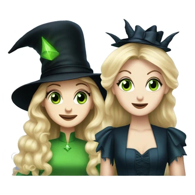 Elphaba and glinda sticker