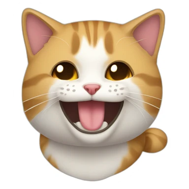 Gato sorrindo sticker